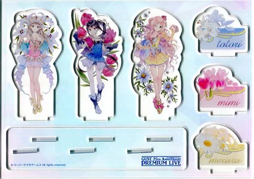 アクリルスタンド 特典 アクスタ トトリのアトリエ メルル ミミ 中古アクリルスタンド・アクリルパネル トトリ＆ミミ＆メルル ロロナのアトリエ』「アーランド」シリーズ15周年記念して岸田メル氏 アーランド」シリーズ15周年を記念したグッズ＆くじの販売開始 - 岸田 私情友情愛情ミミ イベント アイドルマスター クリアファイルセットトトリ＆ミミ