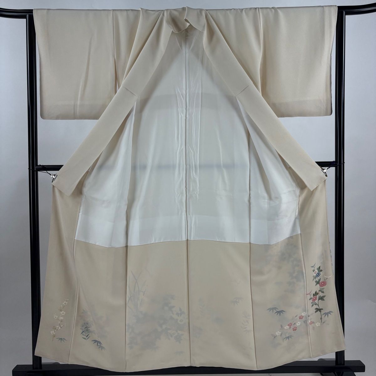 和田光正 色留袖 金彩 菊 萩 桔梗 柴垣 蛇籠 着物 045a d