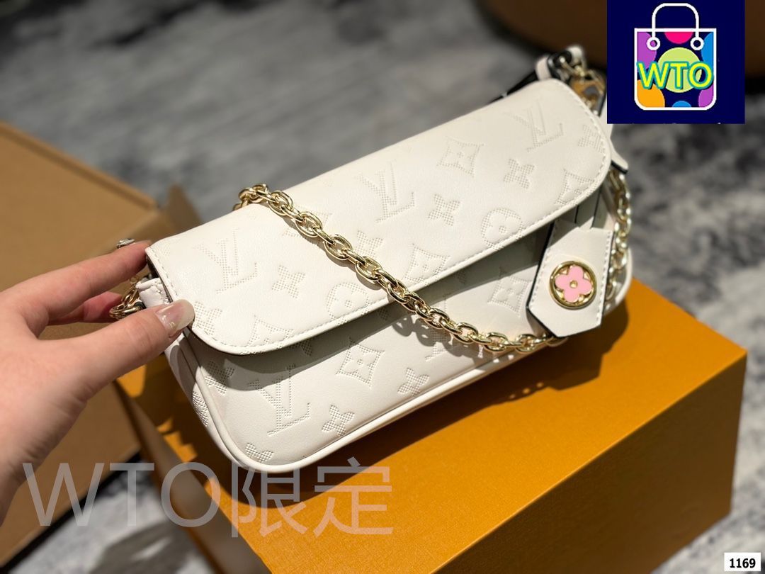 LV/ルイヴィトンWALLET ON CHAIN IVY、脇バッグ、斜めショルダー