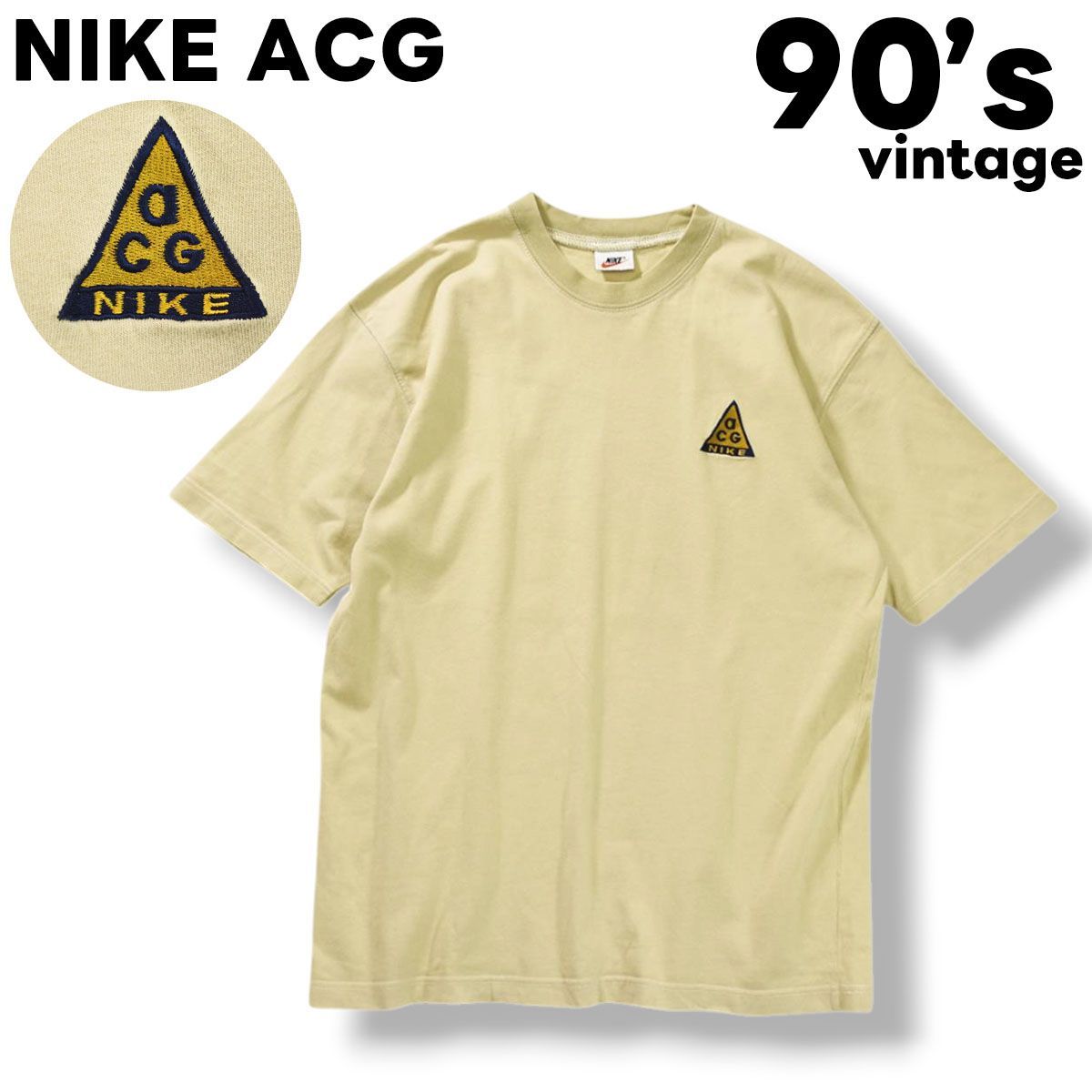 90s ヴィンテージ 銀タグ ナイキ エーシージー NIKE ACG 旧ロゴ 刺繍