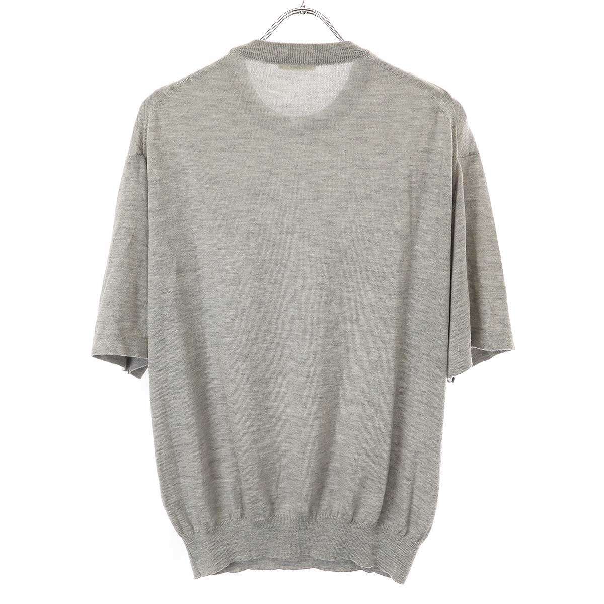 AURALEE オーラリー 22SS CASHMERE HARD TWIST KNIT TEE ショート 