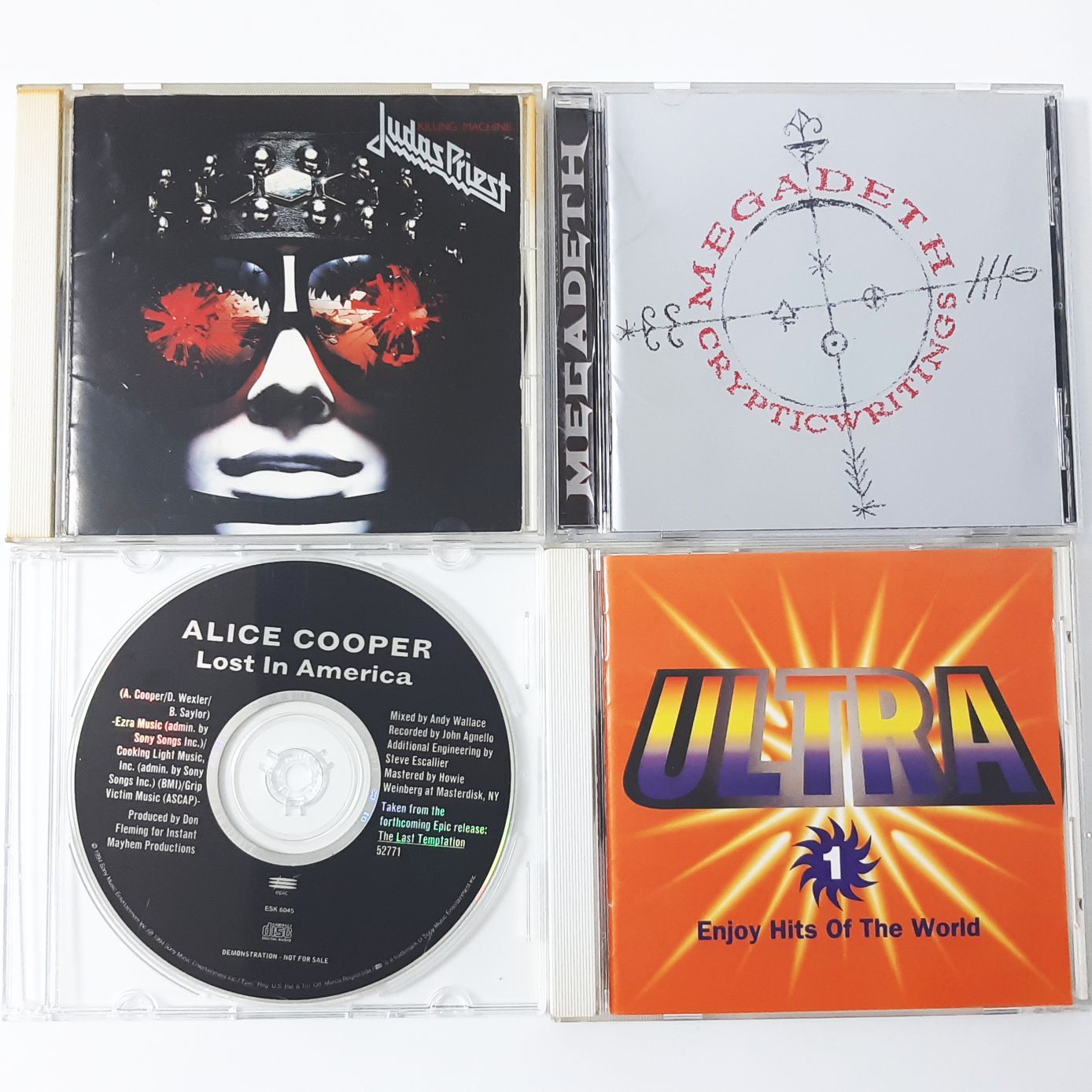 洋楽CDセット ジューダス・プリースト メガデス アリス・クーパー HR 