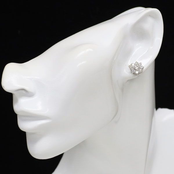 Pt900 ダイヤモンド ピアス 0.613ct D1.16ct - メルカリ