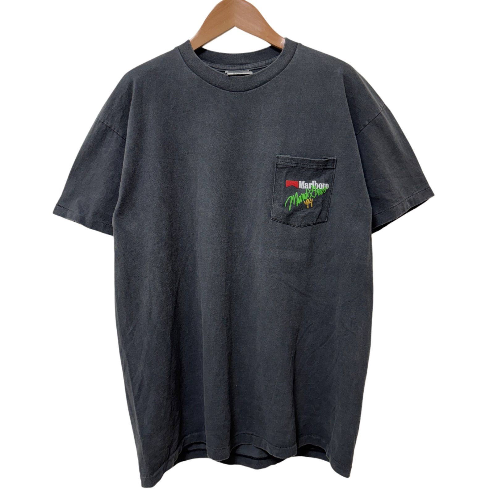 マルボロ Tシャツ XLサイズ 90s USA製 ブラック タルテックス