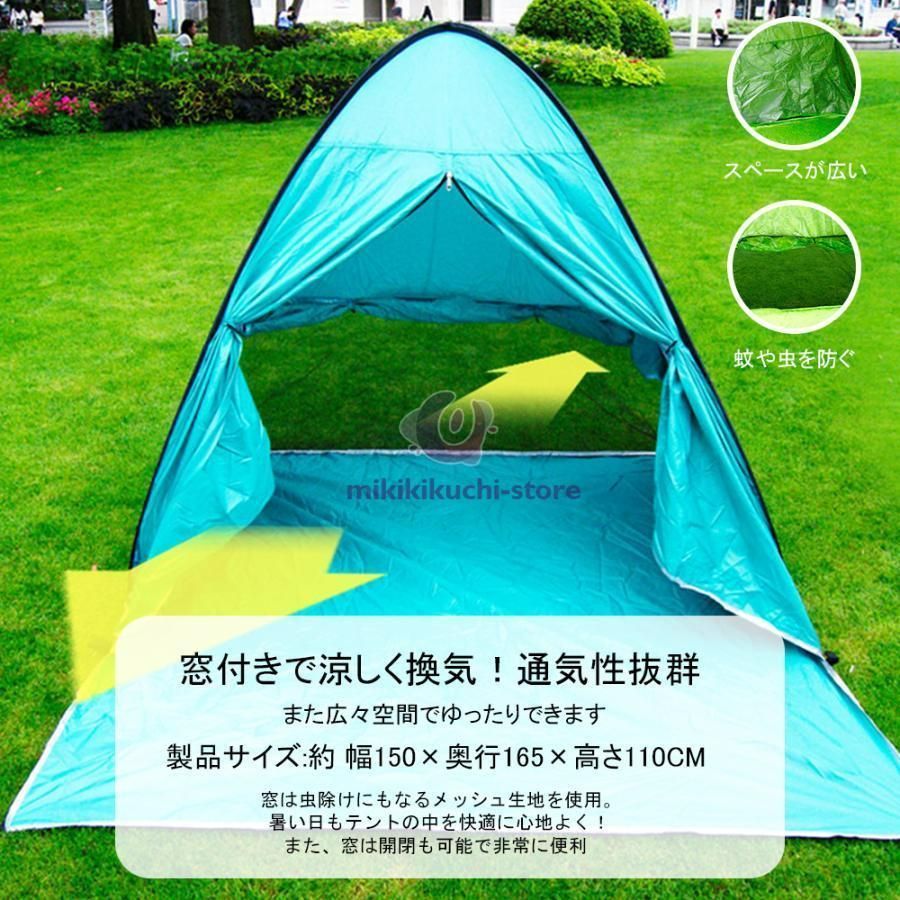 Blue スポーツ・アウトドア vidaXL パーティーテント 4×4m ブルー 芝