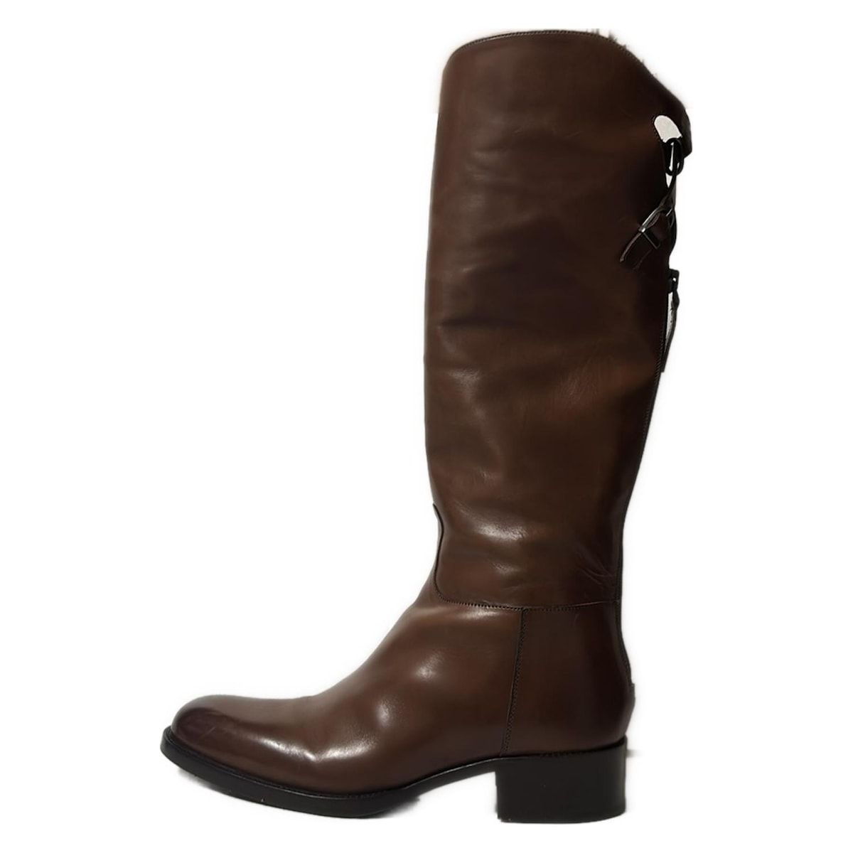 SARTORE サルトル ロングブーツ 37 レディース - ブラウン レザー