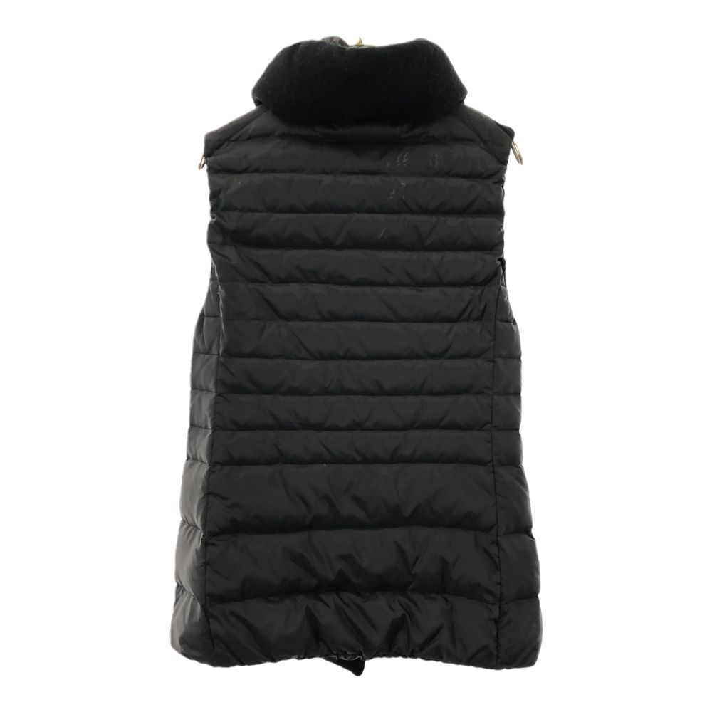 ブランバスク ウール ダウンベスト 38 ブラック blanc basque
