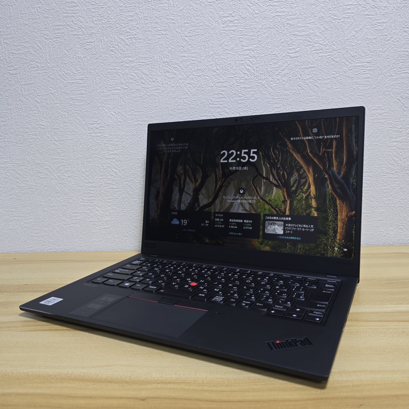 ThinkPad X1 Crabon 7th 第10世代i7 16G SSD512GB office付き