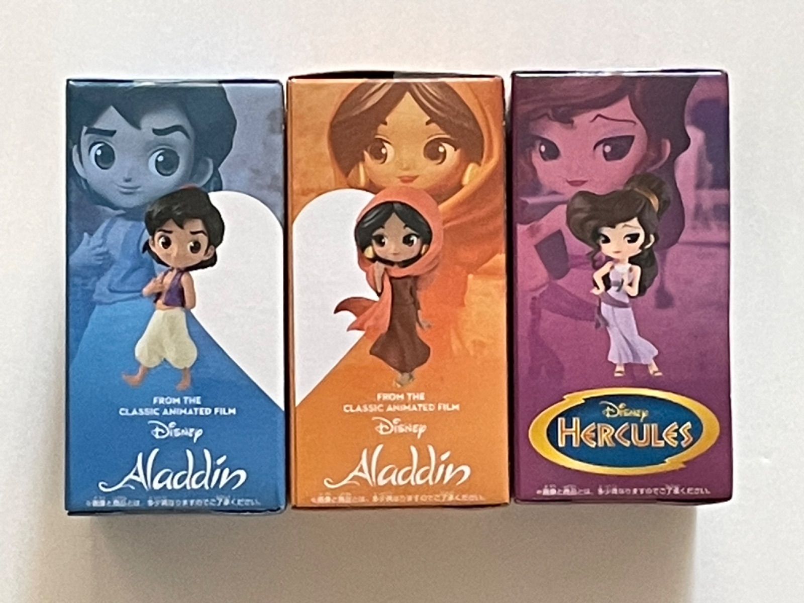 Disney Characters Q posket petit -Aladdin・Jasmine・Megara-