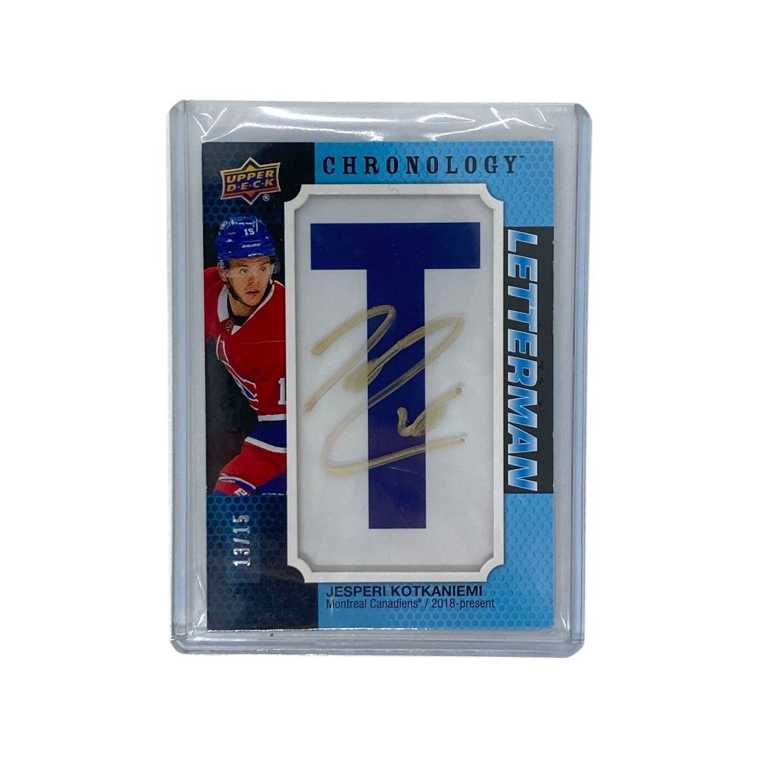 UPPER DECK NHLカード CHRONOLOGY JESPERI KOTKANIEMI MONTREAL CANADIENS 13|15 L-MO-JK IT2