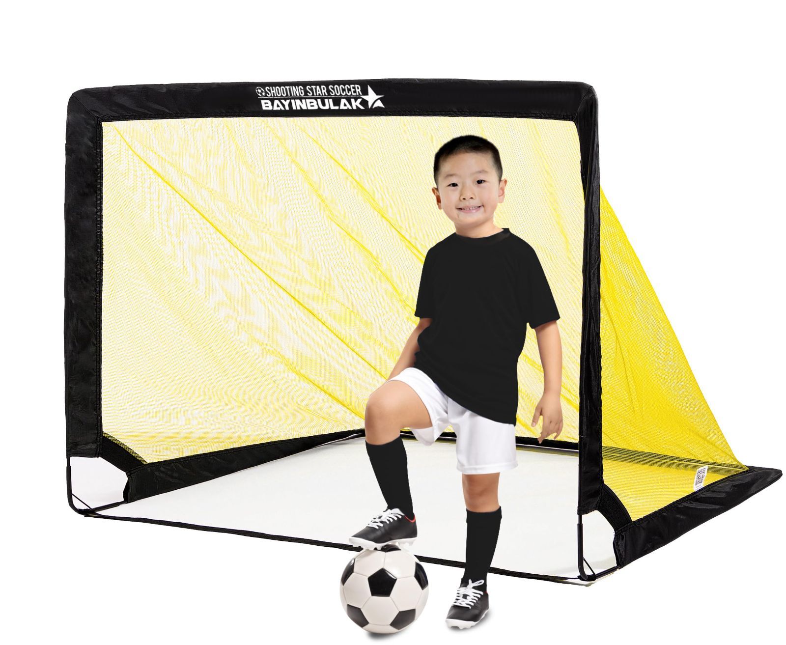 120*90cm 2024年新登場 サッカーゴール 折りたたみ サッカーゴール 子供用フットサル用ゴール サッカー練習 サッカーゴール 室内 屋外兼用 1個 (120*90cm)
