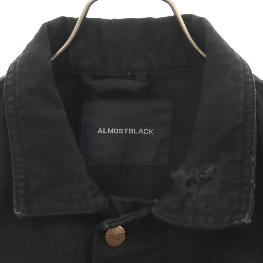 ALMOSTBLACK (オールモストブラック) 20AW ダメージ加工 デニム 