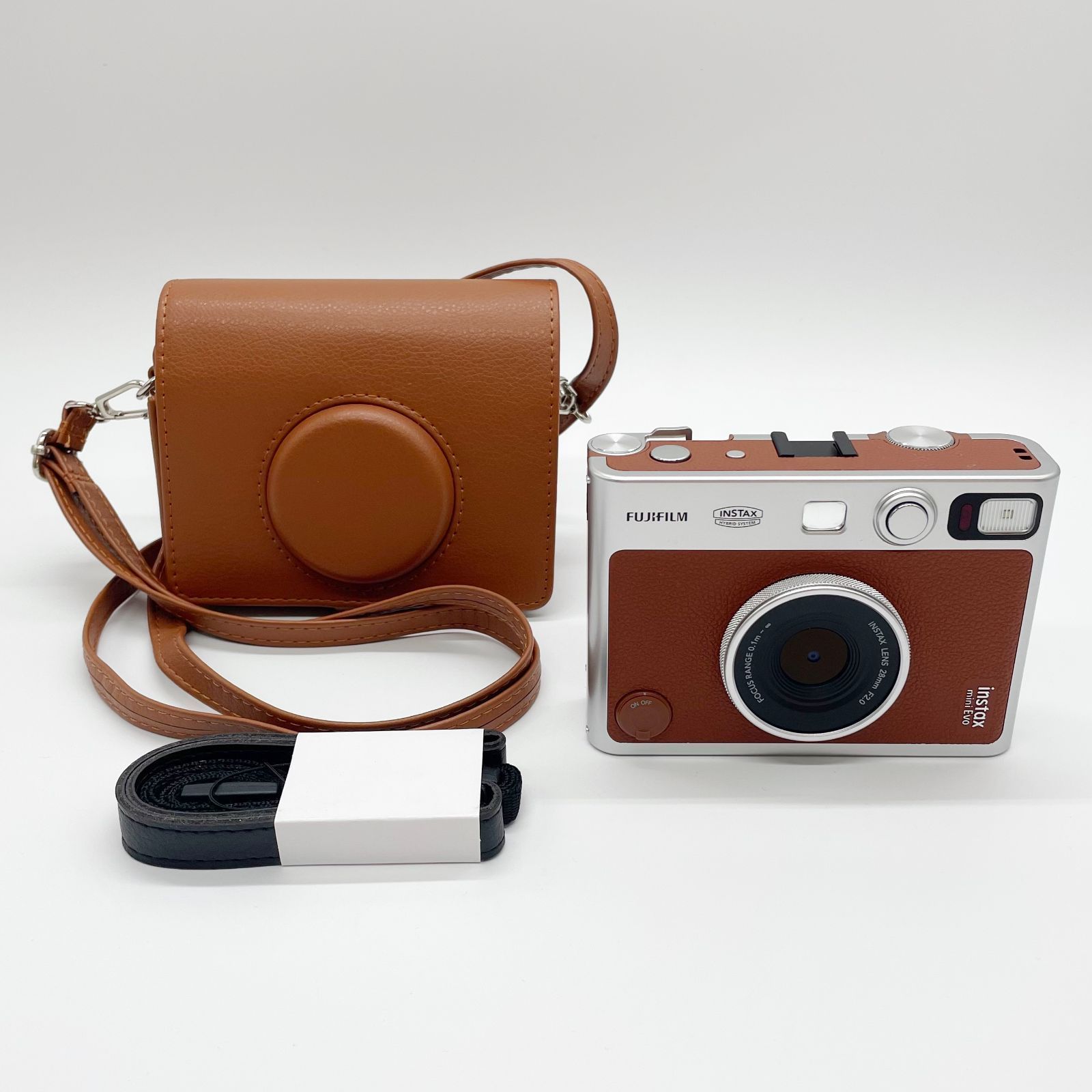 富士フィルム instax mini Evo チェキ USB Type-C対応 ブラウン 富士フィルム instax mini Evo チェキ USB Type-C対応 ブラウン