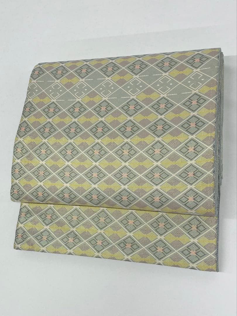 佐賀錦 本場筑前博多織 袋帯 福絖織物 未使用品 金糸 正絹 六通 - メルカリ