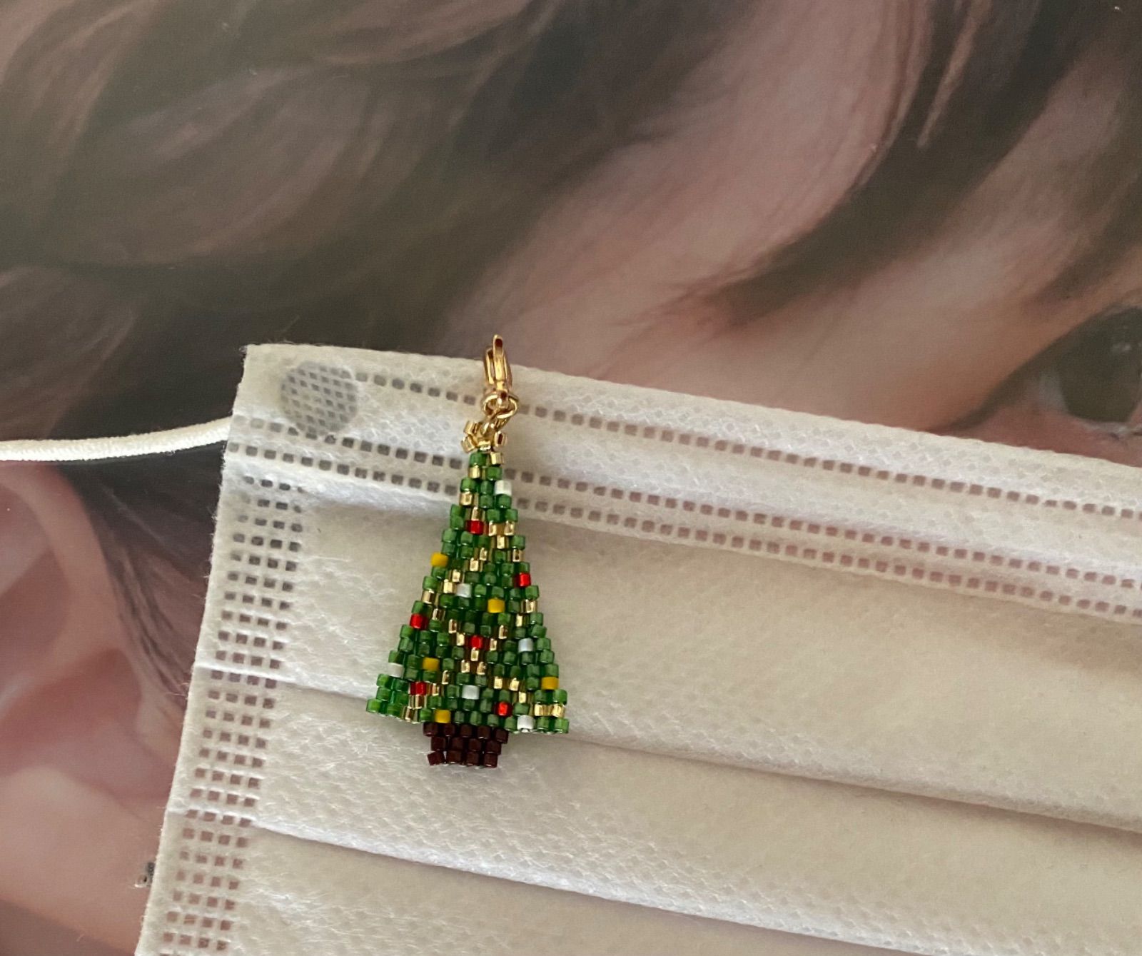 クリスマスツリーのマスクチャーム② メルカリShops