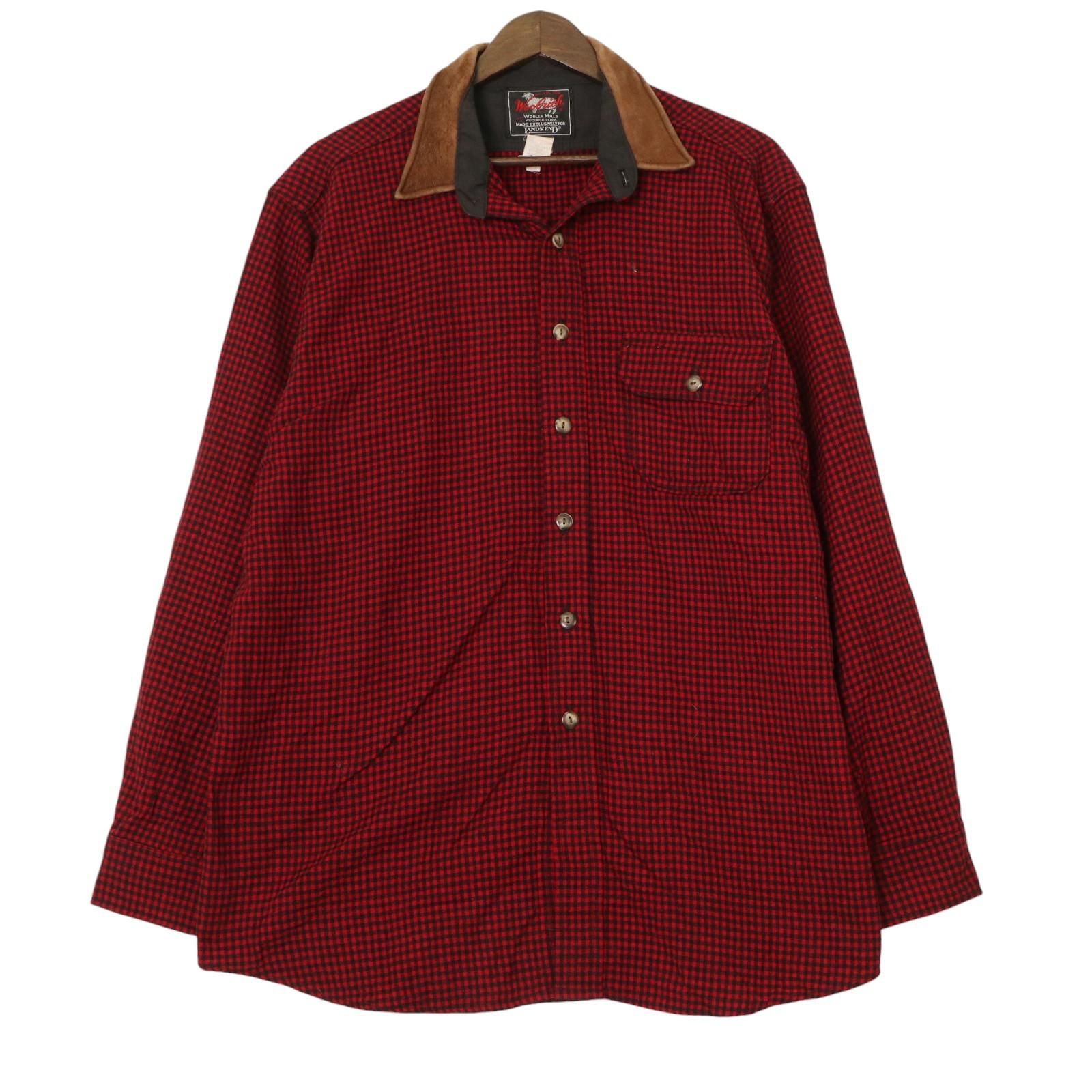 80年代 USA製 WOOLRICH ウールリッチ LANDS END ランズエンド