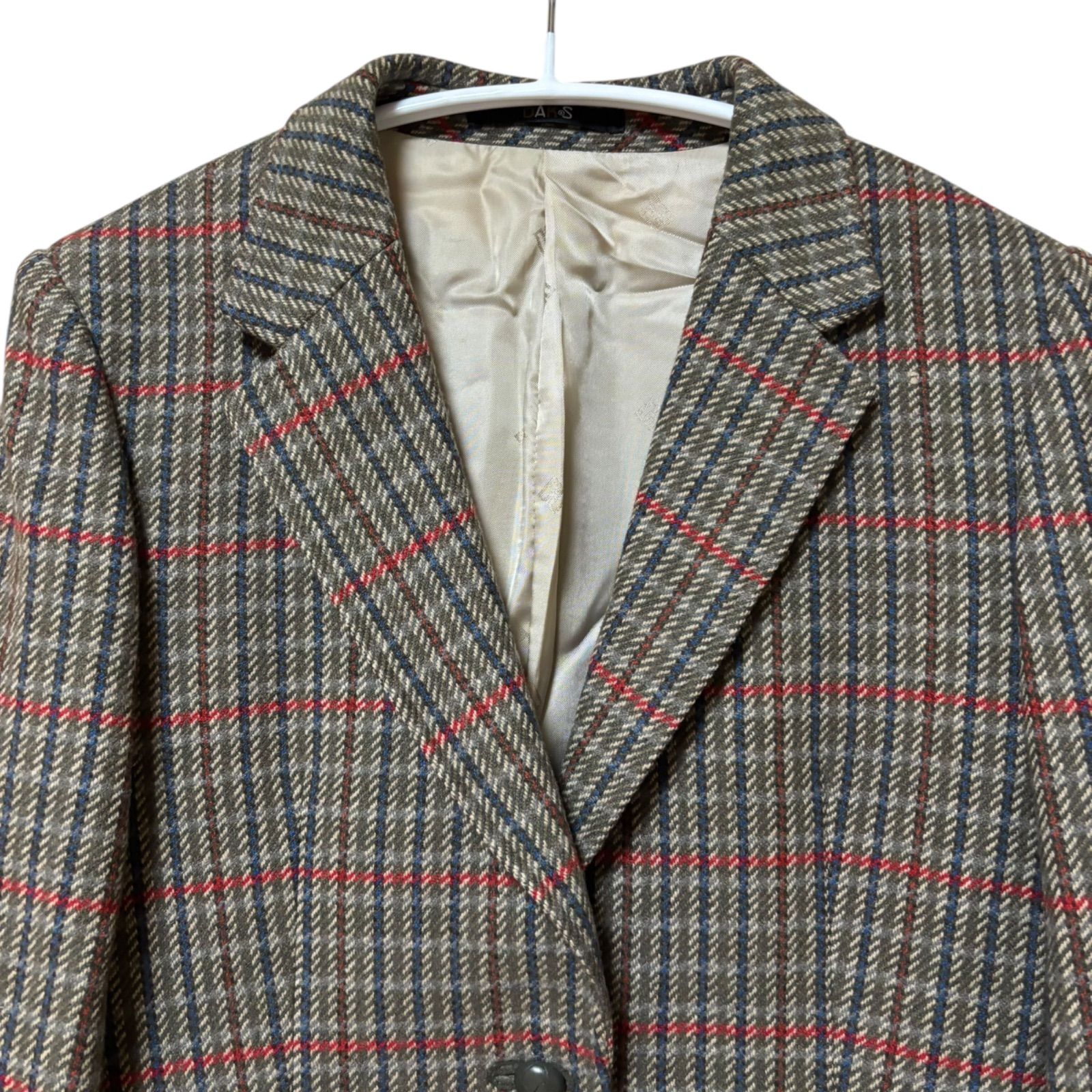 Z1566DAKS ENGLAND ダックス セットアップ チェック ジャケット