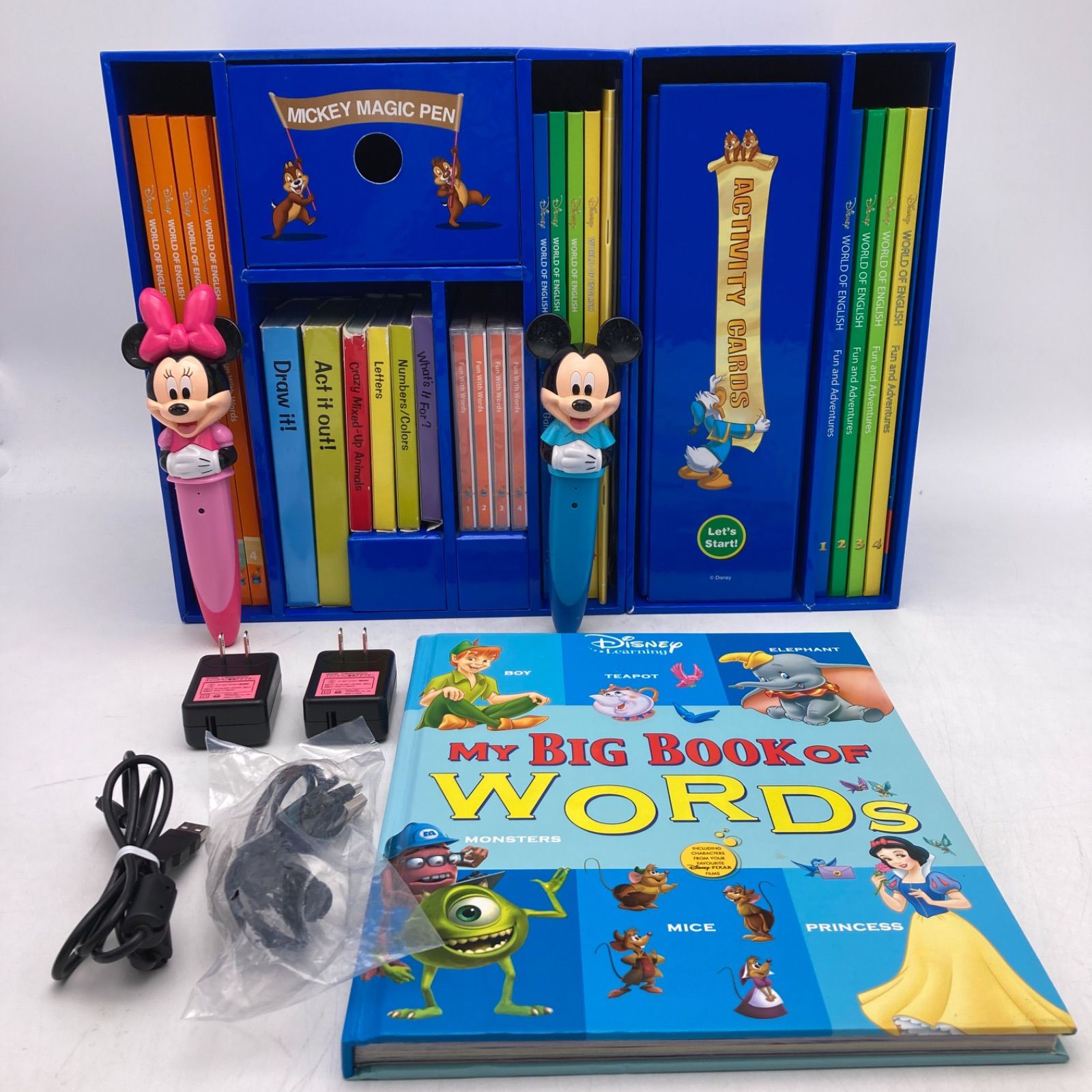 DWE ミッキーマジックペンセット＆アドベンチャー ディズニー英語 絵本