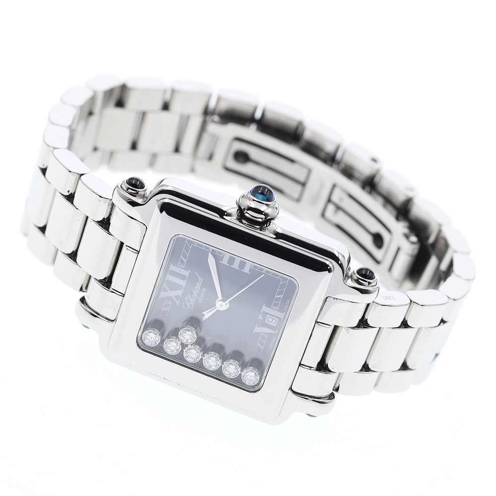 ショパール Chopard 27/8349-23 ハッピースポーツ 7Pダイヤ クォーツ  