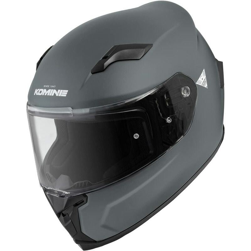 メーカー正規品 新品 KOMINE コミネ HK-170 FL フルフェイスヘルメット バイク用 バサルトグレー M 01-170-B.GRY-M