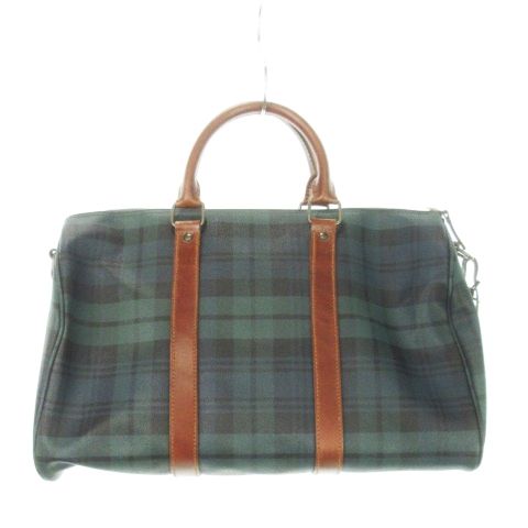 Polo Ralph Lauren ブラックウォッチ ボストンバッグ グリーン Ralph Lauren - 良品 RALPH LAUREN ラルフローレン ブラック