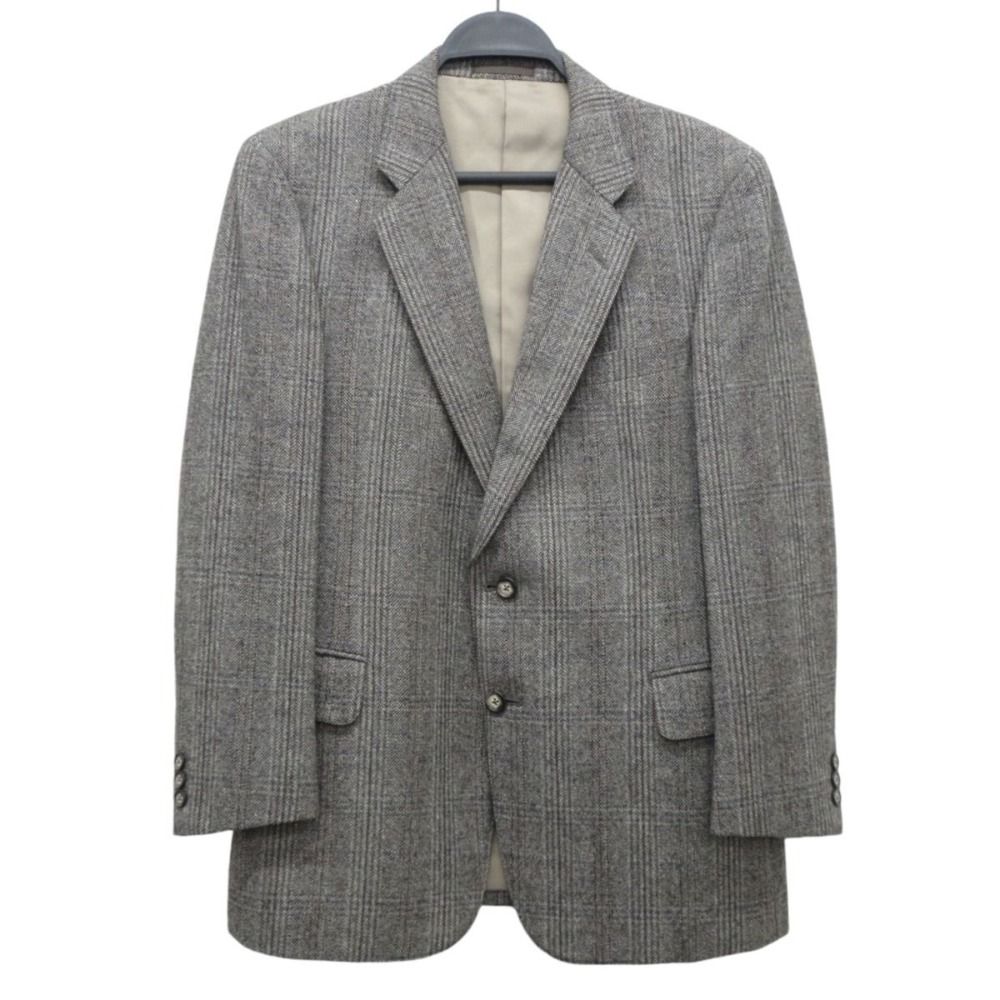 【美品】Burberrys バーバリーズ ウール セットアップ チェック M 美品 Burberrys バーバリー チェック柄 ウール 3P スーツ