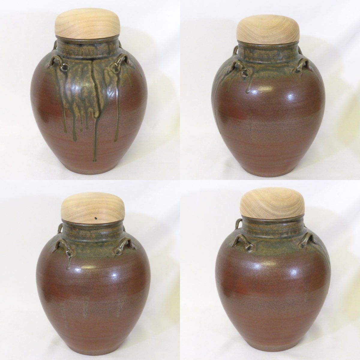 茶】尾中窯 市野 信水 丹波 飾壷 茶壷｜アンティーク、コレクション