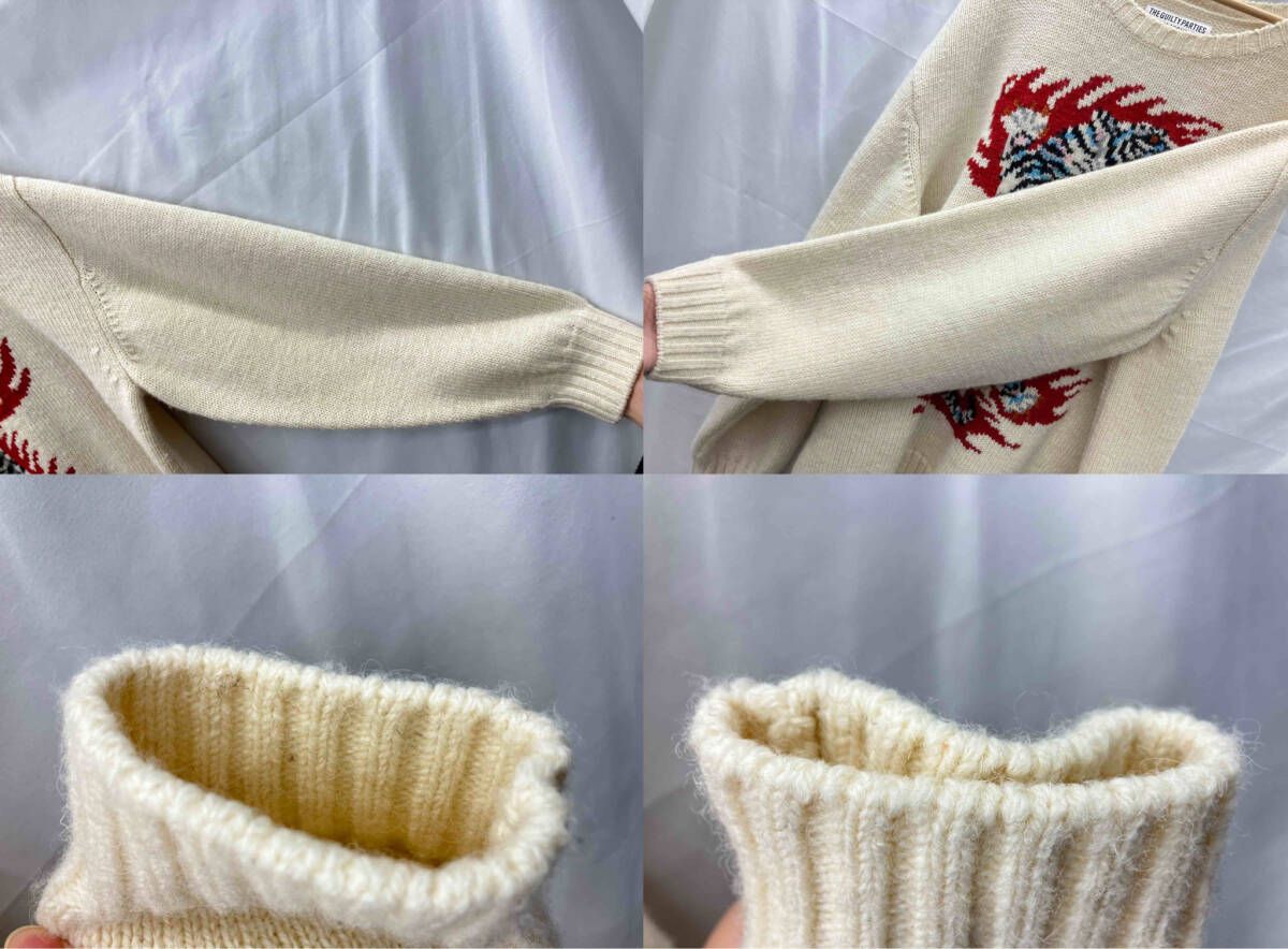 WACKO MARIA ワコマリア/ニット/GUILTY PARTIES PARADISE/ホワイト/L