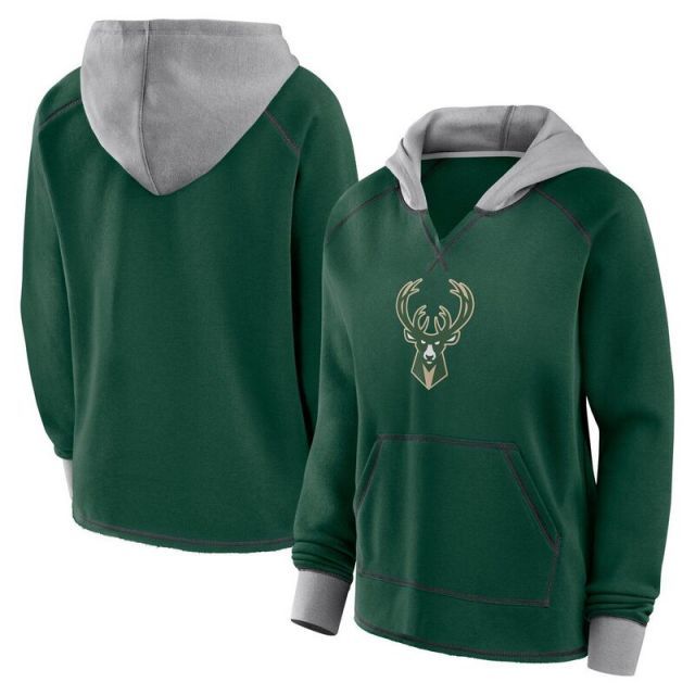 売れ筋商品|||４７ブランド カットソー トップス レディース Women's Hunter Green Milwaukee Bucks Plus Size Oversized Rise Andie Pullover Sweatshirt Hunter Green Women's Milwaukee Bucks '47 Hunter Green Plus Size Oversized