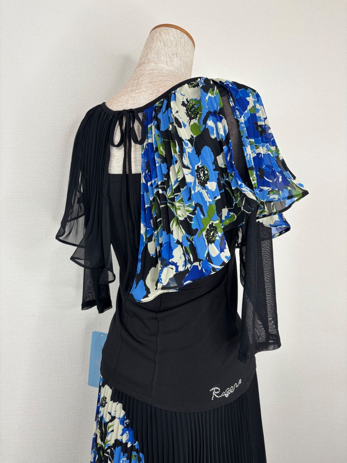 シフォンプリーツ セットアップドレス