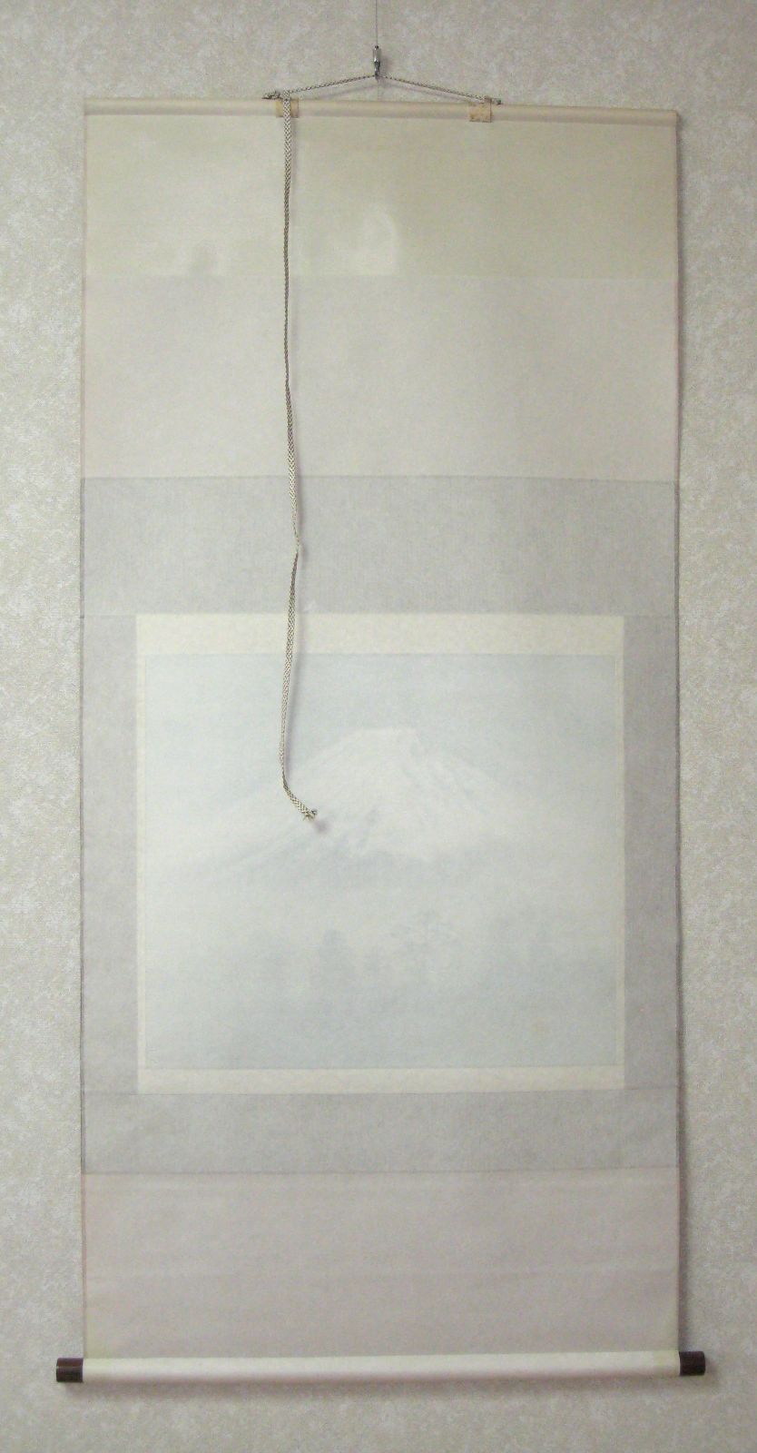 【真筆】掛け軸　富峰風景(富士山)◆成瑞 (中古) 共箱・タトウ箱付 掛け軸 掛軸 富峰風景(富士山) 成瑞 (真筆・中古) 共箱・タトウ