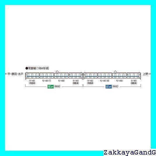 TOMIX Nゲージ 国鉄 401系 高運転台 新塗装 増結セット 98583 鉄道模型 電車 199