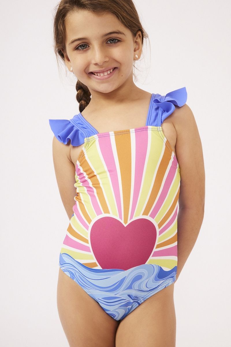 品質保証 ！ キッズハートサンライズマイオ 子ども 水着 キッズ