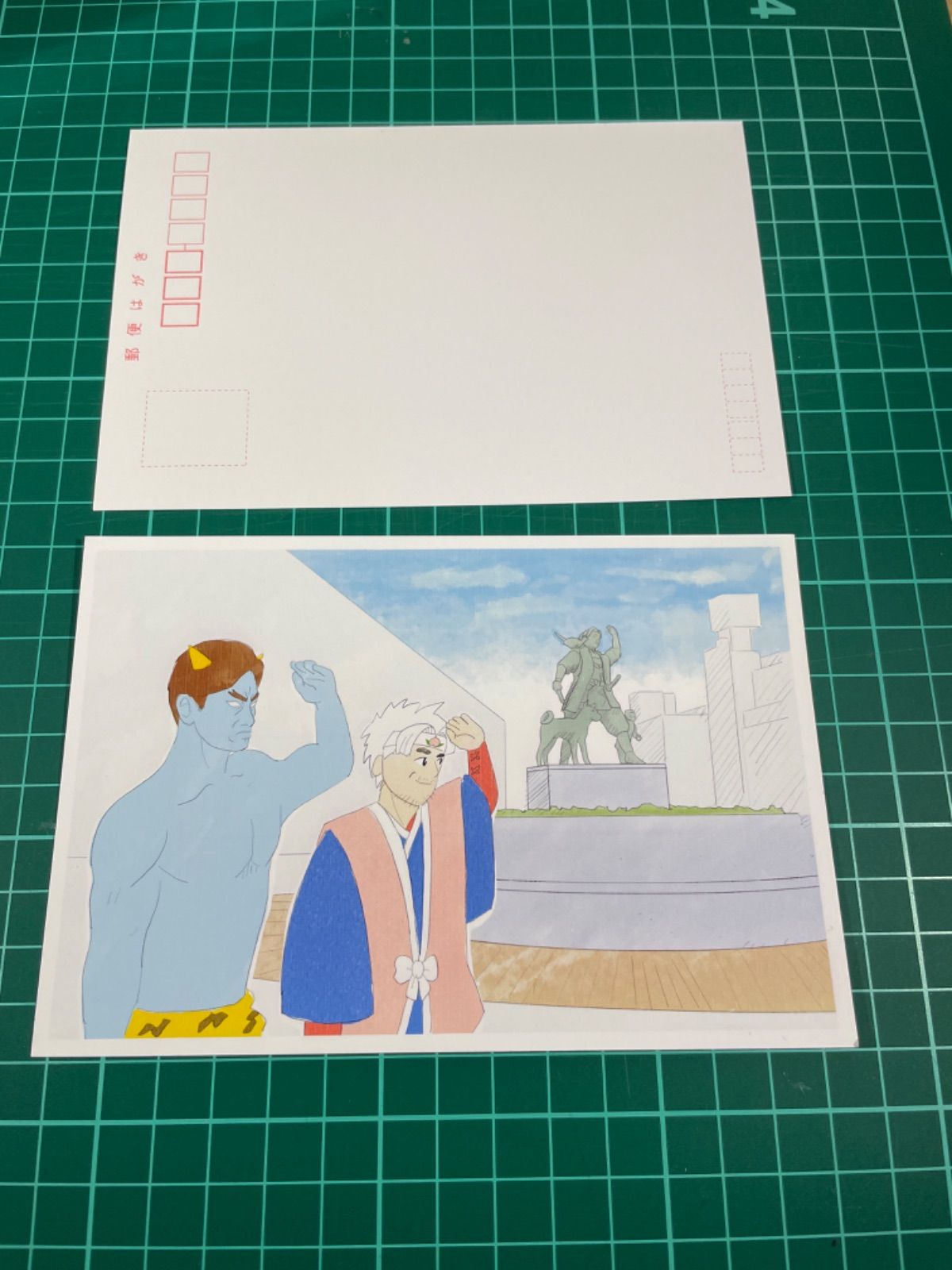 【たくだん】パロディ　宅建士証風　従業者証明書風　看板　きむら画伯ポストカード