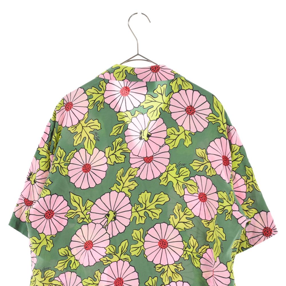GUCCI (グッチ) ×Ken Scott Floral Bowling Shirt フローラル