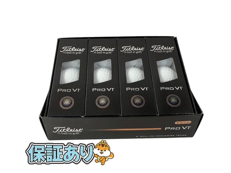 Titleist タイトリスト ゴルフボール PRO V1 2025 ハイナンバー ホワイト 12個入 ABK686256相