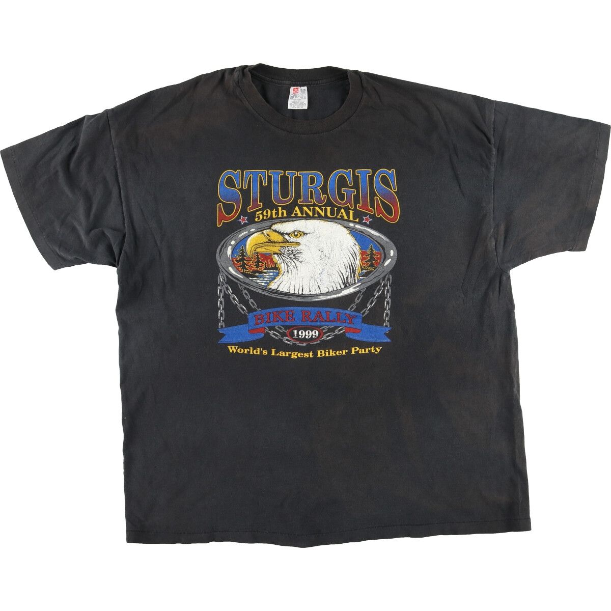 古着 90年代 ヘインズ Hanes 両面プリント モーターサイクル バイクTシャツ メンズXXL ヴィンテージ/eaa425469