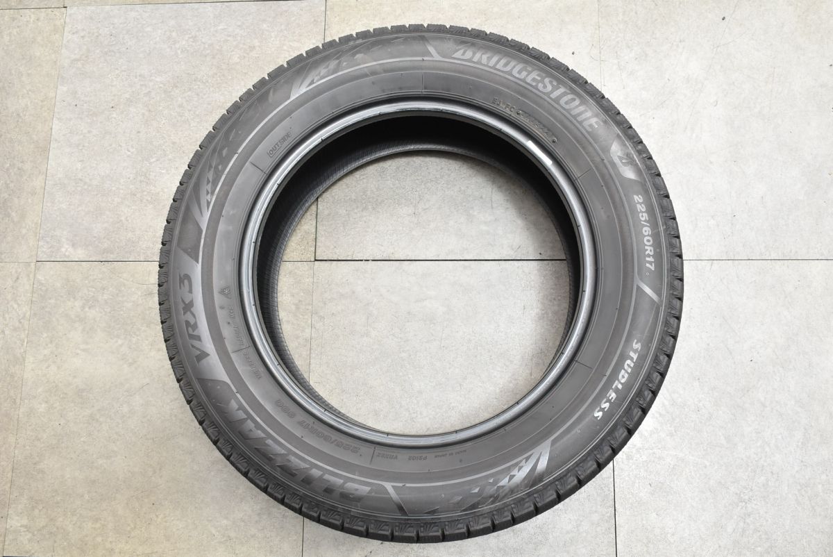 ブリヂストン VRX3 225/60 R17 4本セット バリ山 アルファード