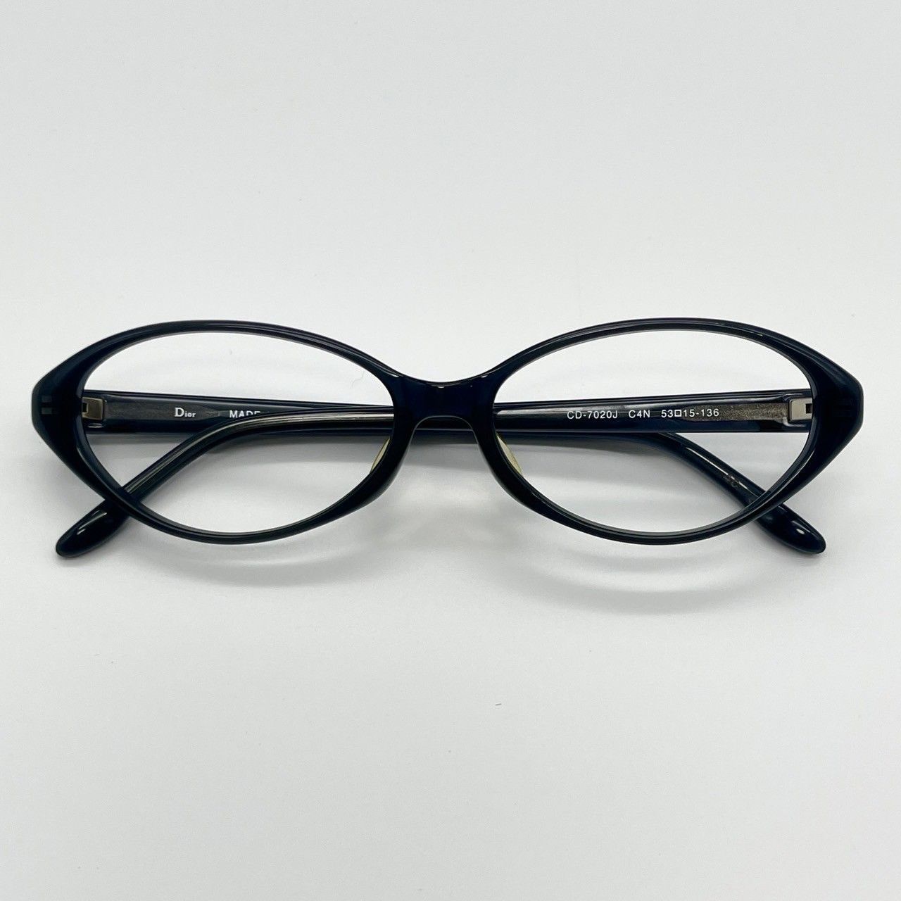 クリスチャンディオール 眼鏡フレーム 伊達眼鏡 ブラック 美品 70804  
