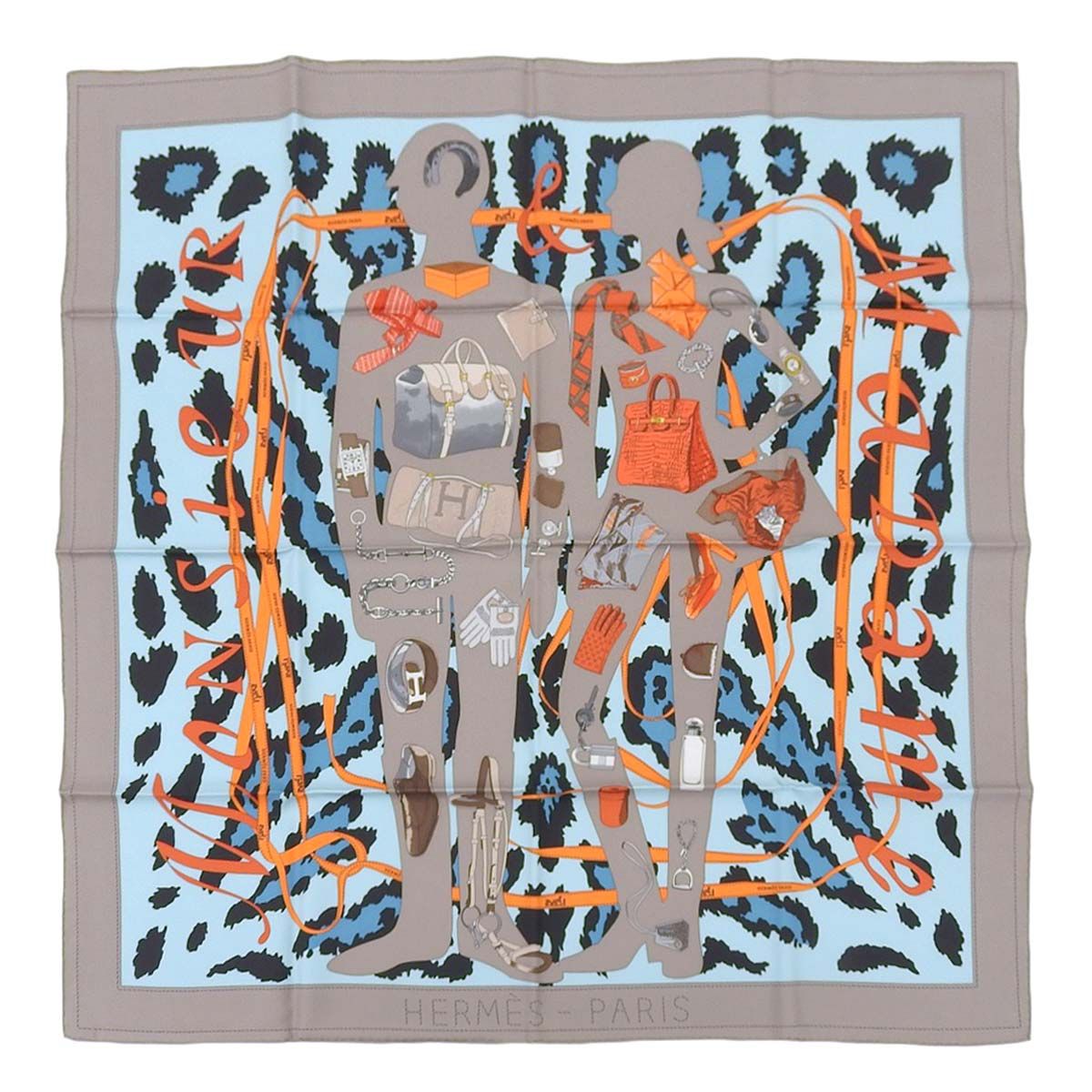 エルメス HERMES カレ90 ムッシュ&マダム MONSIEUR ET MADAME