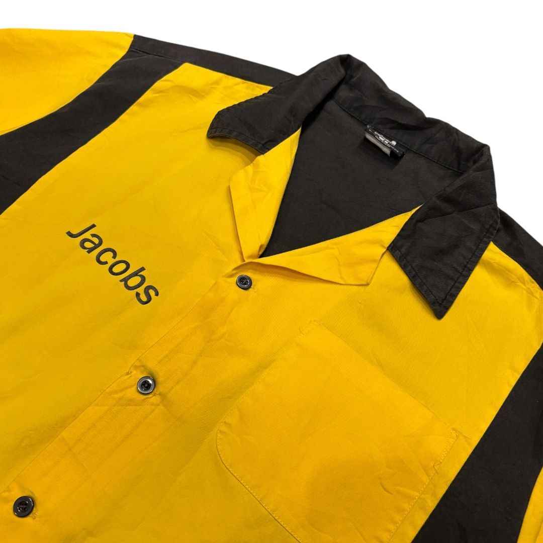 90's Hilton USA製 ボーリングシャツ ユニフォーム 半袖シャツ