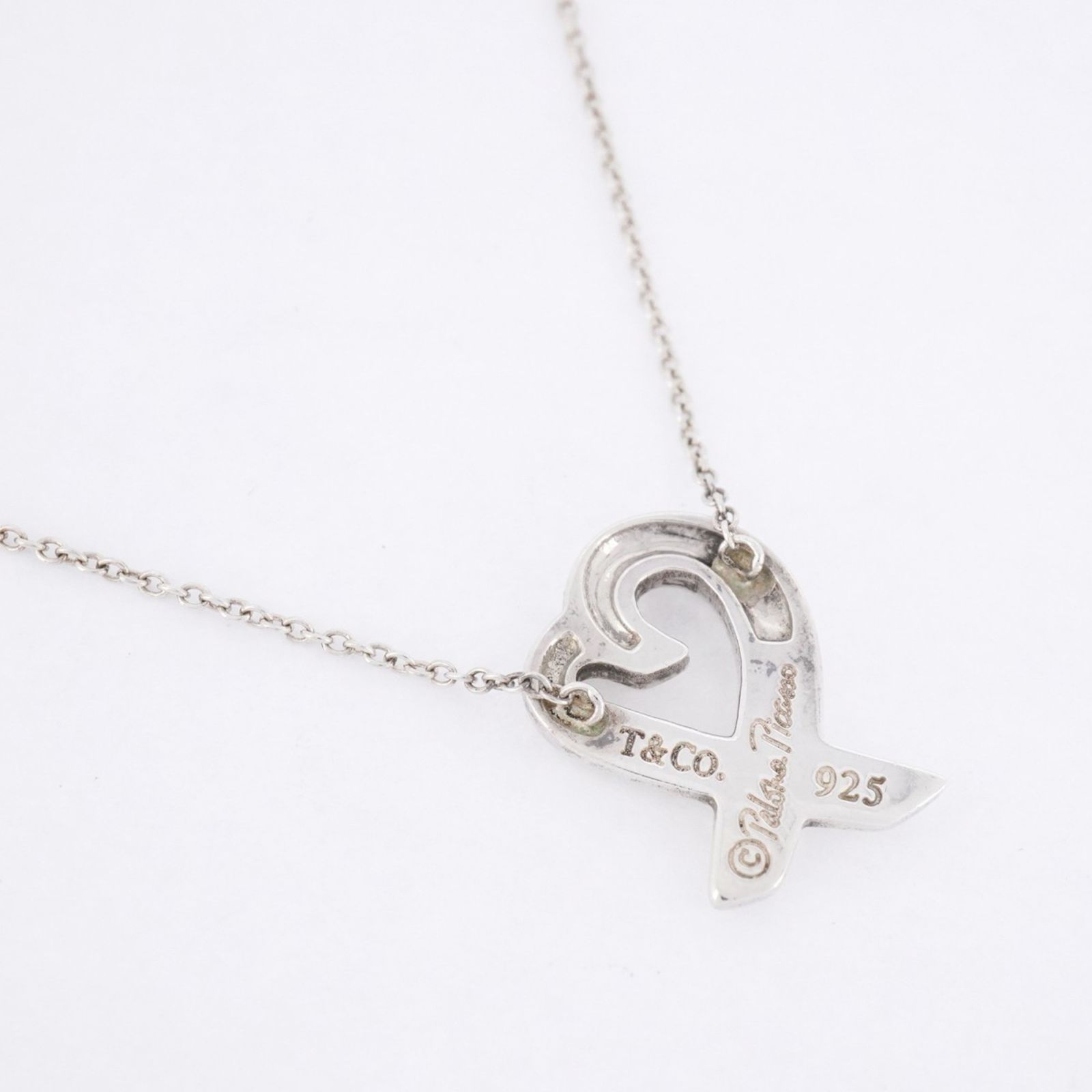 ティファニー シルバー925 ラビングハート ネックレス Tiffany & Co. - ティファニー ラビングハート ネックレス