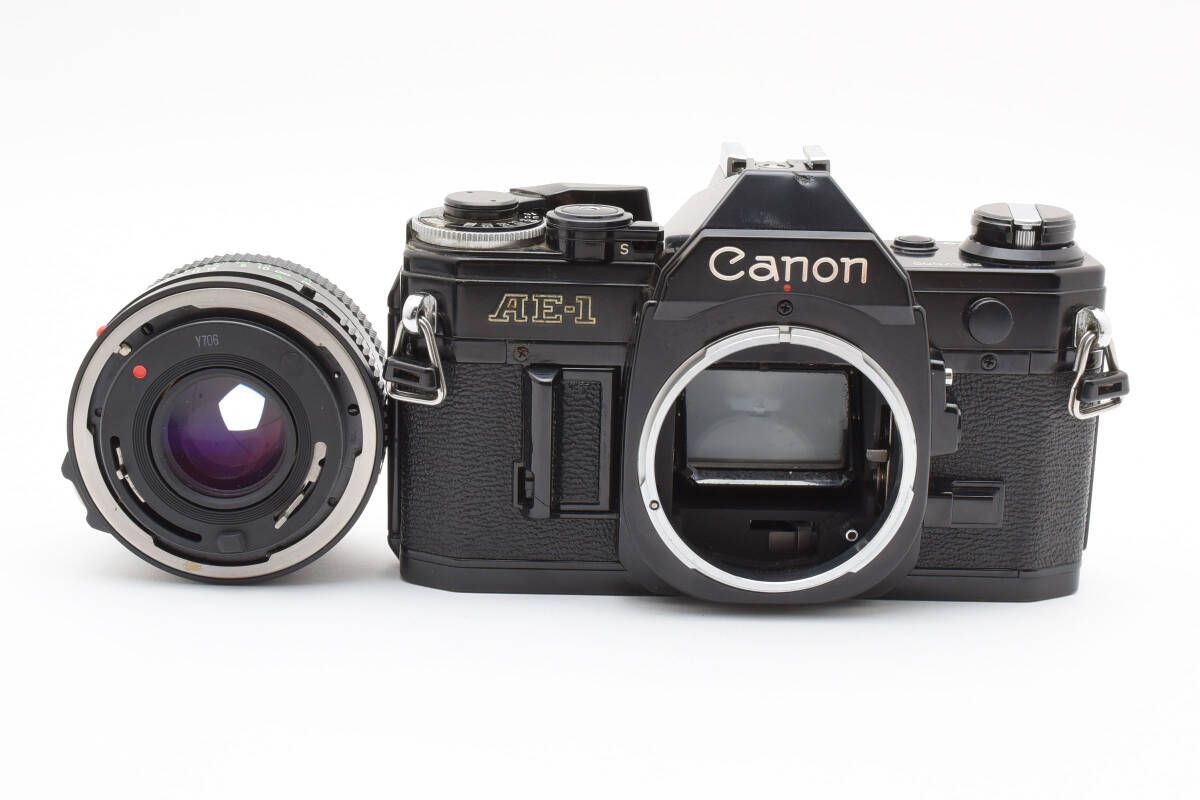 キヤノン CANON AE 1 ボディ ブラック NEWFD 50 mm F 2 0831
