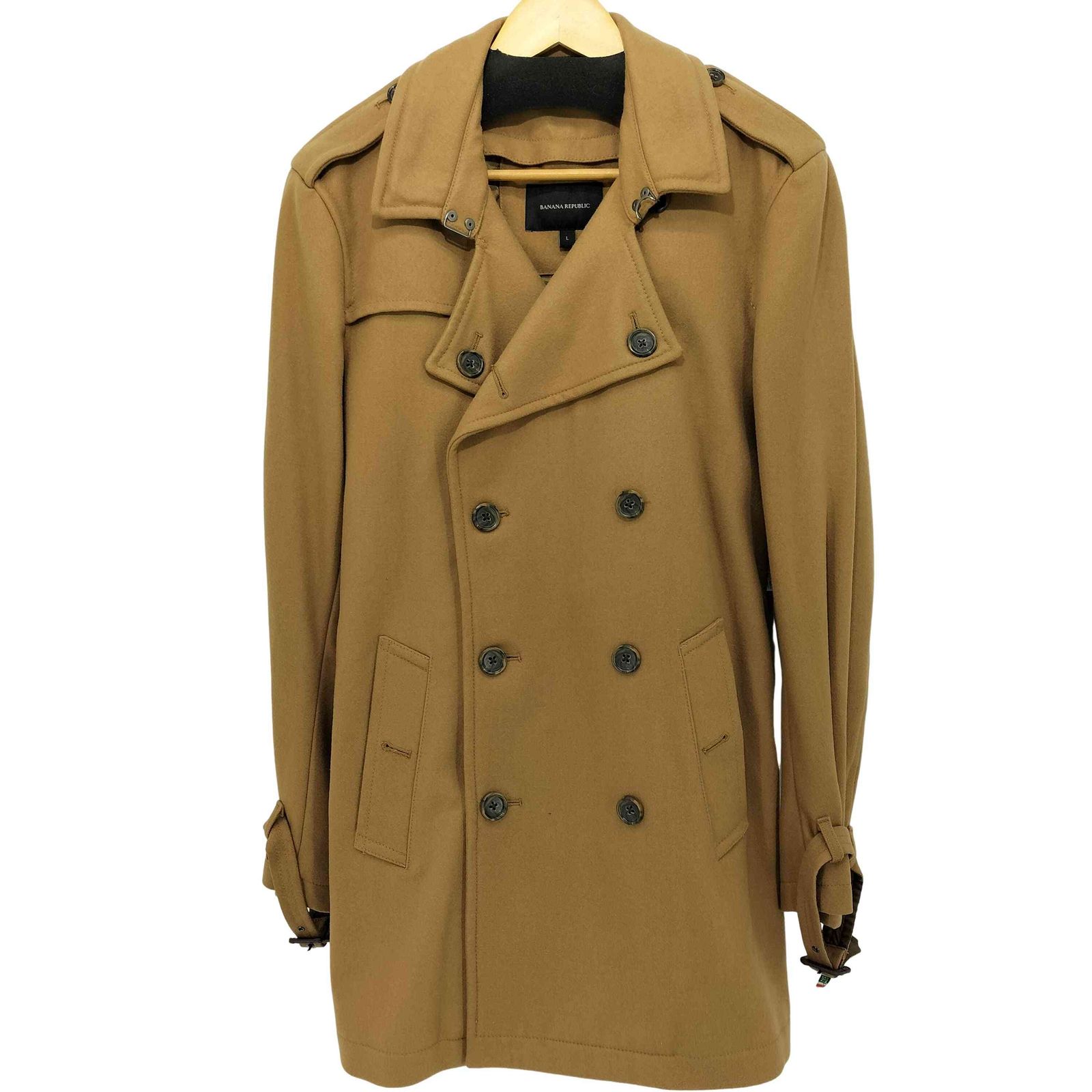 定価80,000円 バナナリパブリック プレイドピーコート R-7086 BANANA REPUBLIC バナナリパブリック ピーコート Pコート 裏地