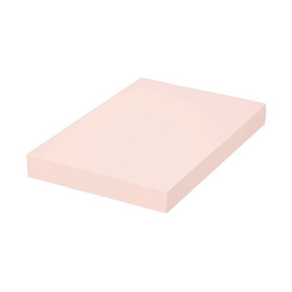 (まとめ) TANOSEE αエコカラーペーパーIIフレッシュピンク B4 1冊