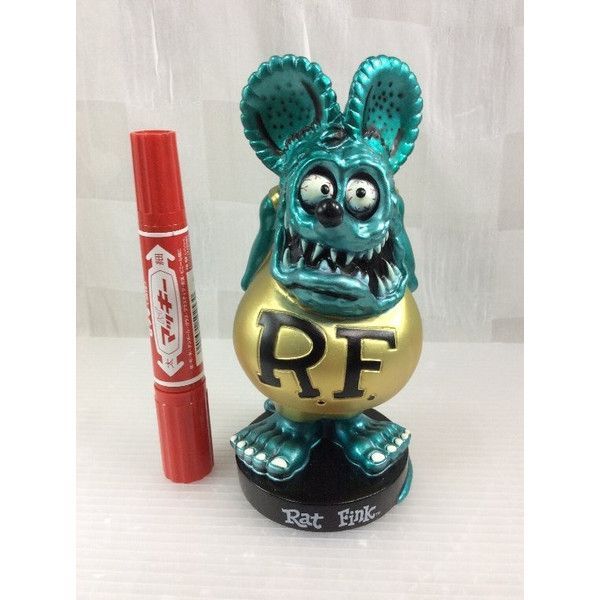 ラットフィンク Rat Fink ボビングヘッド(メタリックブルー) - メルカリ