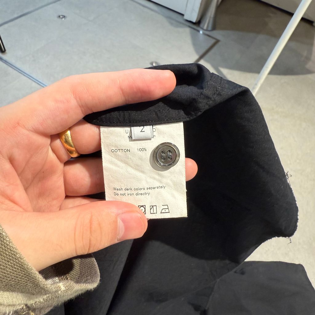 UNUSED アンユーズド 18SS Cut Off Shirt Jacket 長袖シャツ US1391