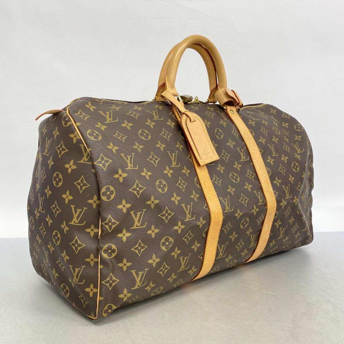 5mb2064 ルイヴィトン ボストンバッグ モノグラム キーポル50 M41426 ブラウン メンズ レディース ユニセックス