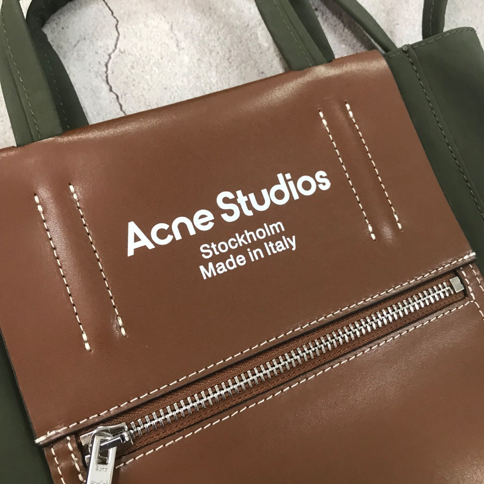 新品　ACNE STUDIOS Baker Out S MINI TOTE BAG　ショッピングトートバッグ　ブラウン