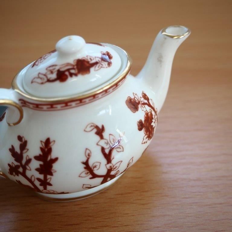 ミニチュア】美品 英国 コールポート インディアンツリー ティーセット